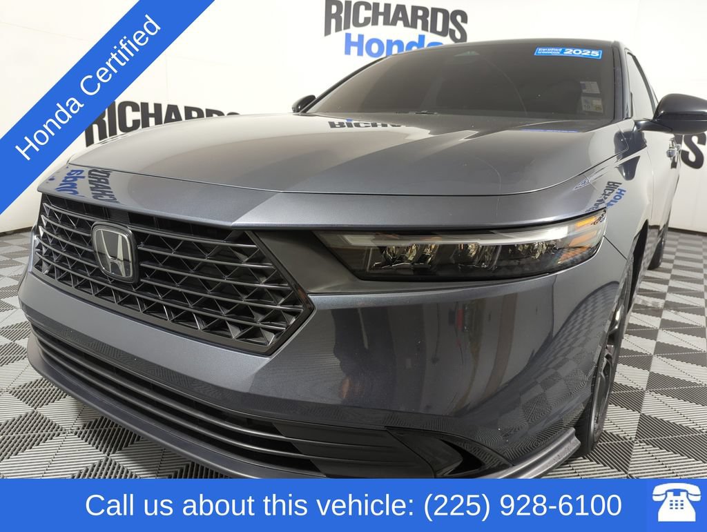Certified 2025 Honda Accord SE 360° Tour