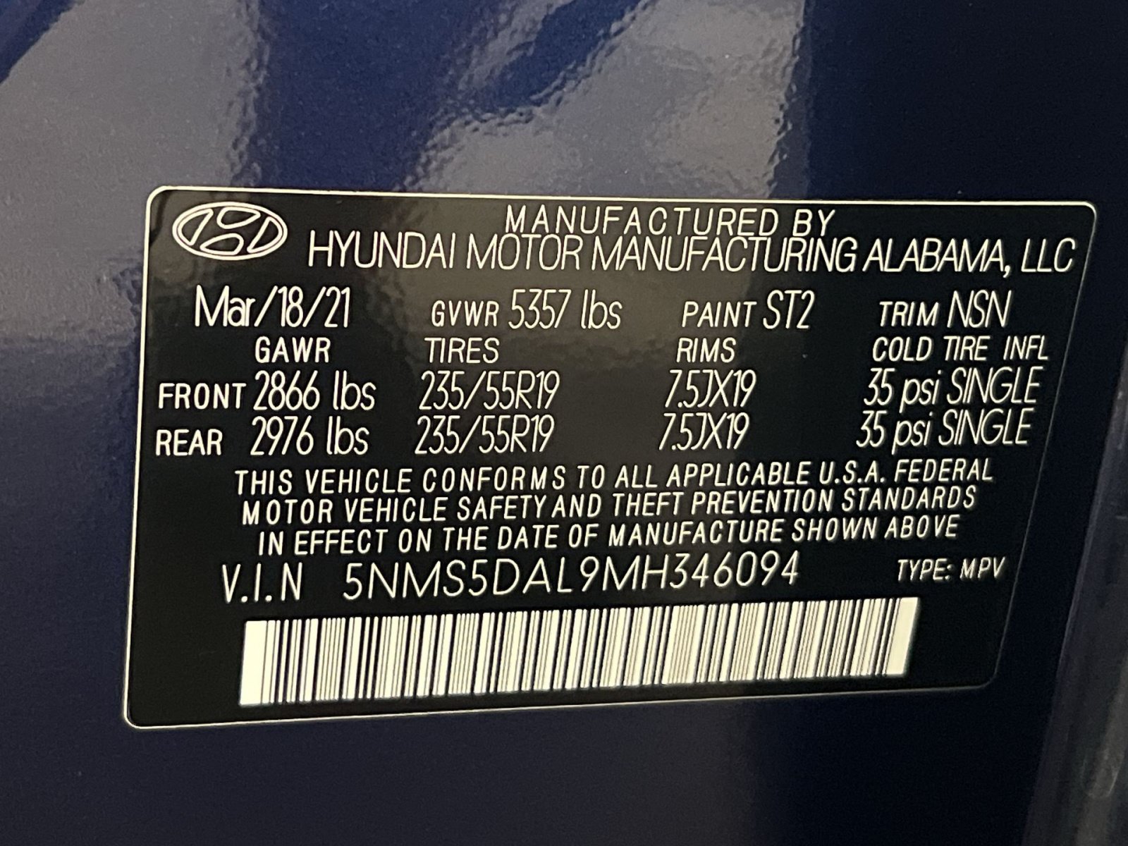 Used 2021 Hyundai Santa Fe Calligraphy AWD/4WD image 30