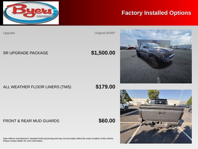 Used 2024 Toyota Tacoma SR w/ SR Upgrade Package AWD/4WD image 10