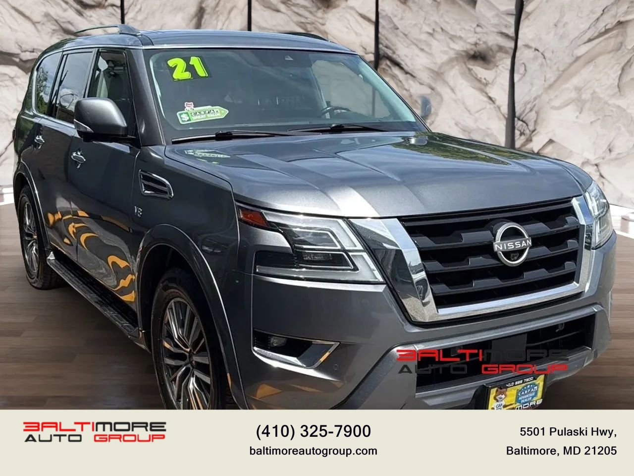 Used 2021 Nissan Armada SL w/ Captain's Chairs Package AWD/4WD image 3