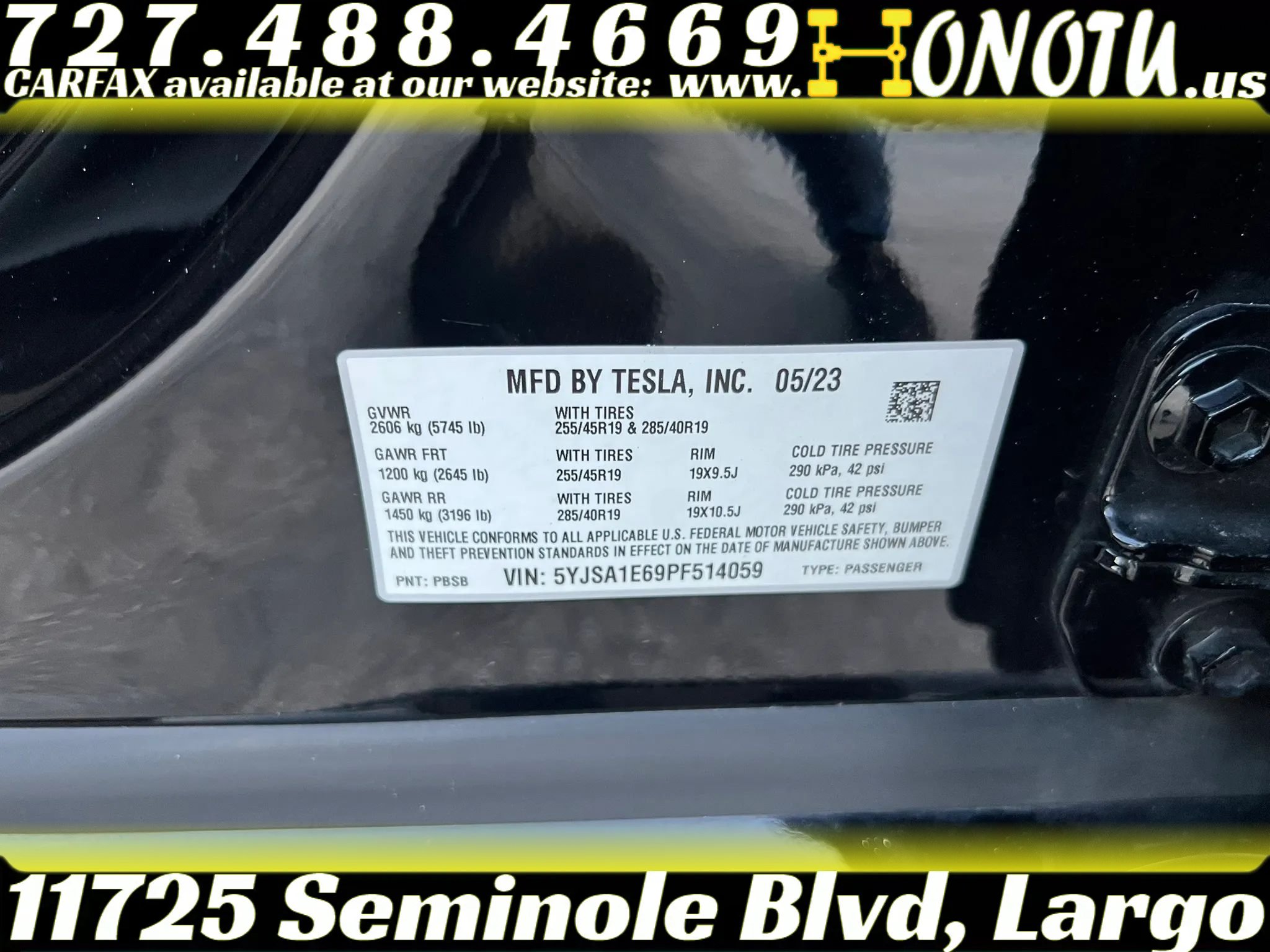 Used 2023 Tesla Model S Plaid AWD/4WD image 37