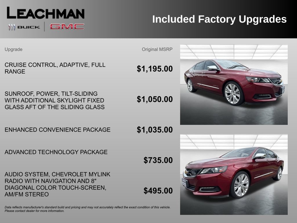 Used 2016 Chevrolet Impala LTZ w/ Enhanced Convenience Package FWD image 10