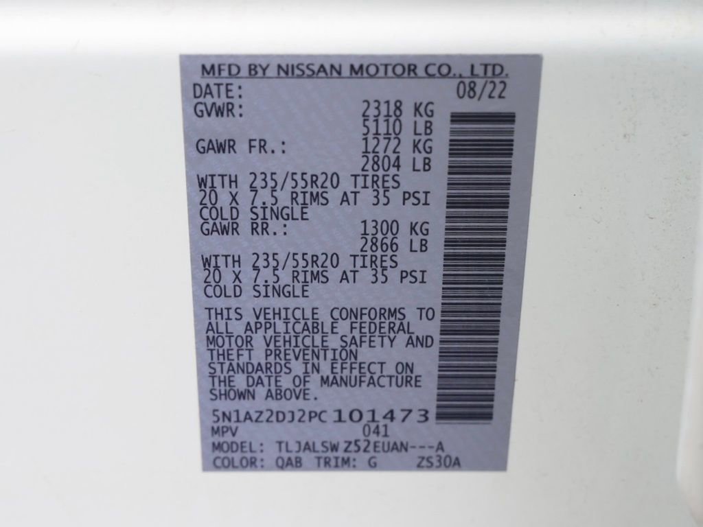 Used 2023 Nissan Murano Platinum w/ Cargo Package image 34