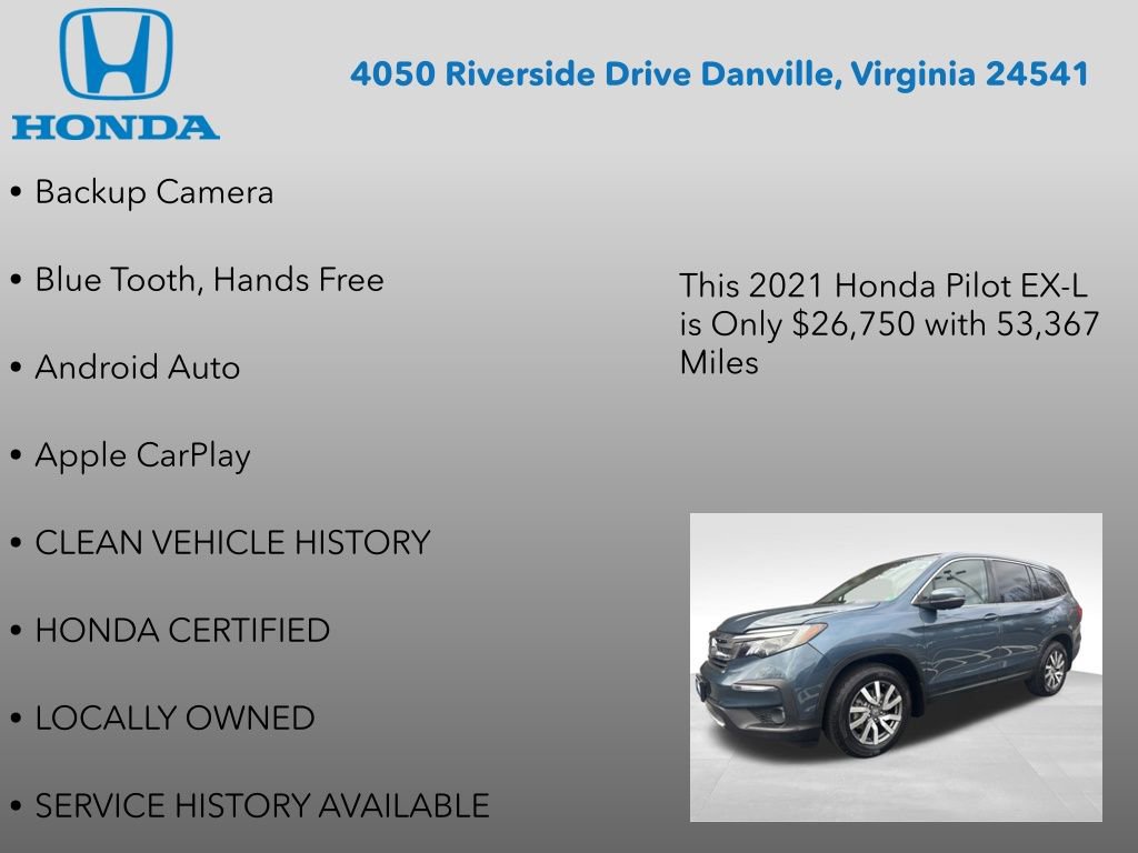 Used 2021 Honda Pilot EX-L image 12