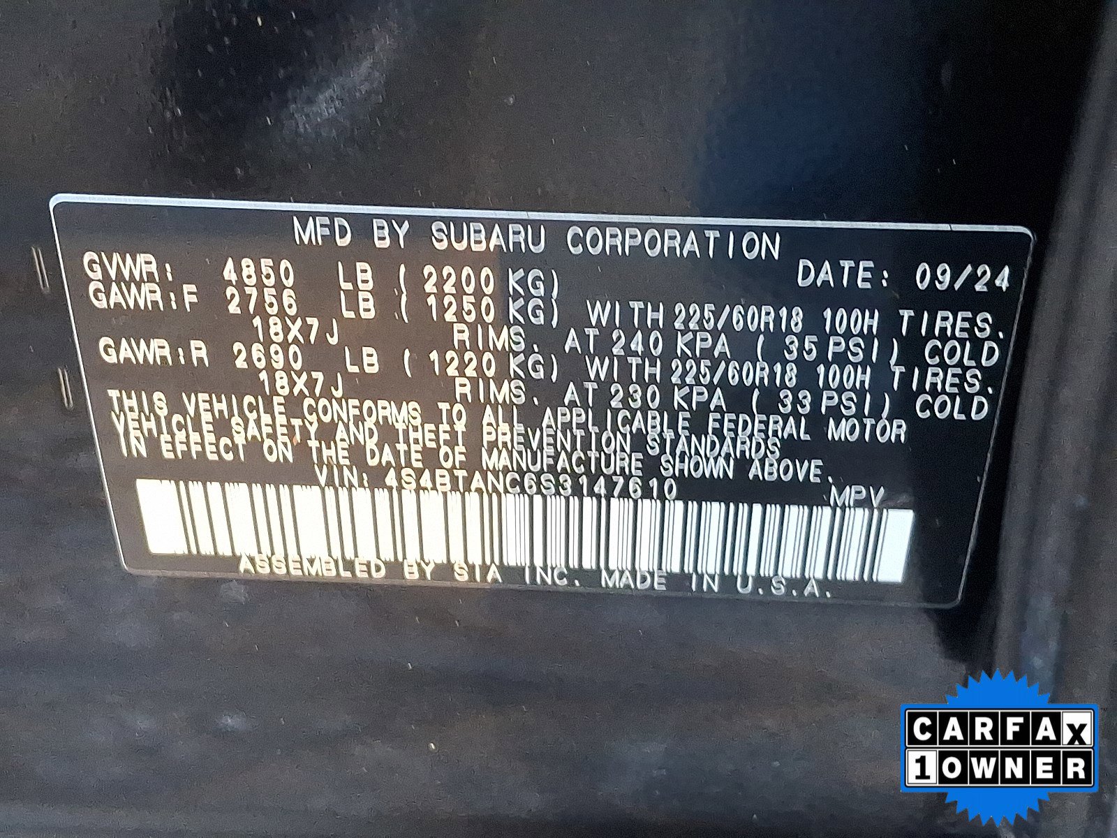 Certified 2025 Subaru Outback Limited image 56