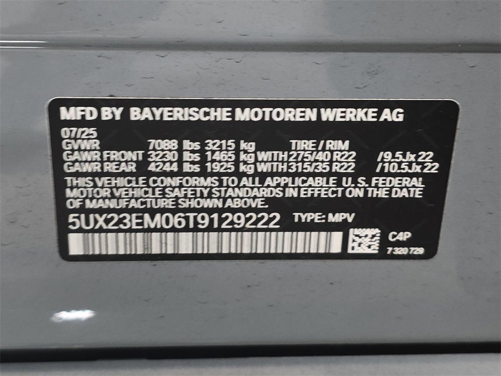 Used 2026 BMW X7 xDrive40i w/ M Sport Package image 33