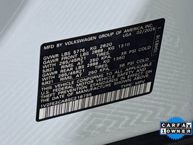 Used 2025 Volkswagen Atlas Cross Sport SEL Premium R-Line image 34
