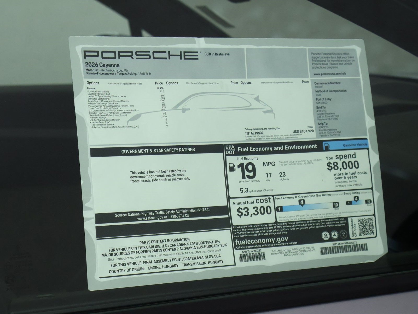 New 2026 Porsche Cayenne AWD/4WD image 25
