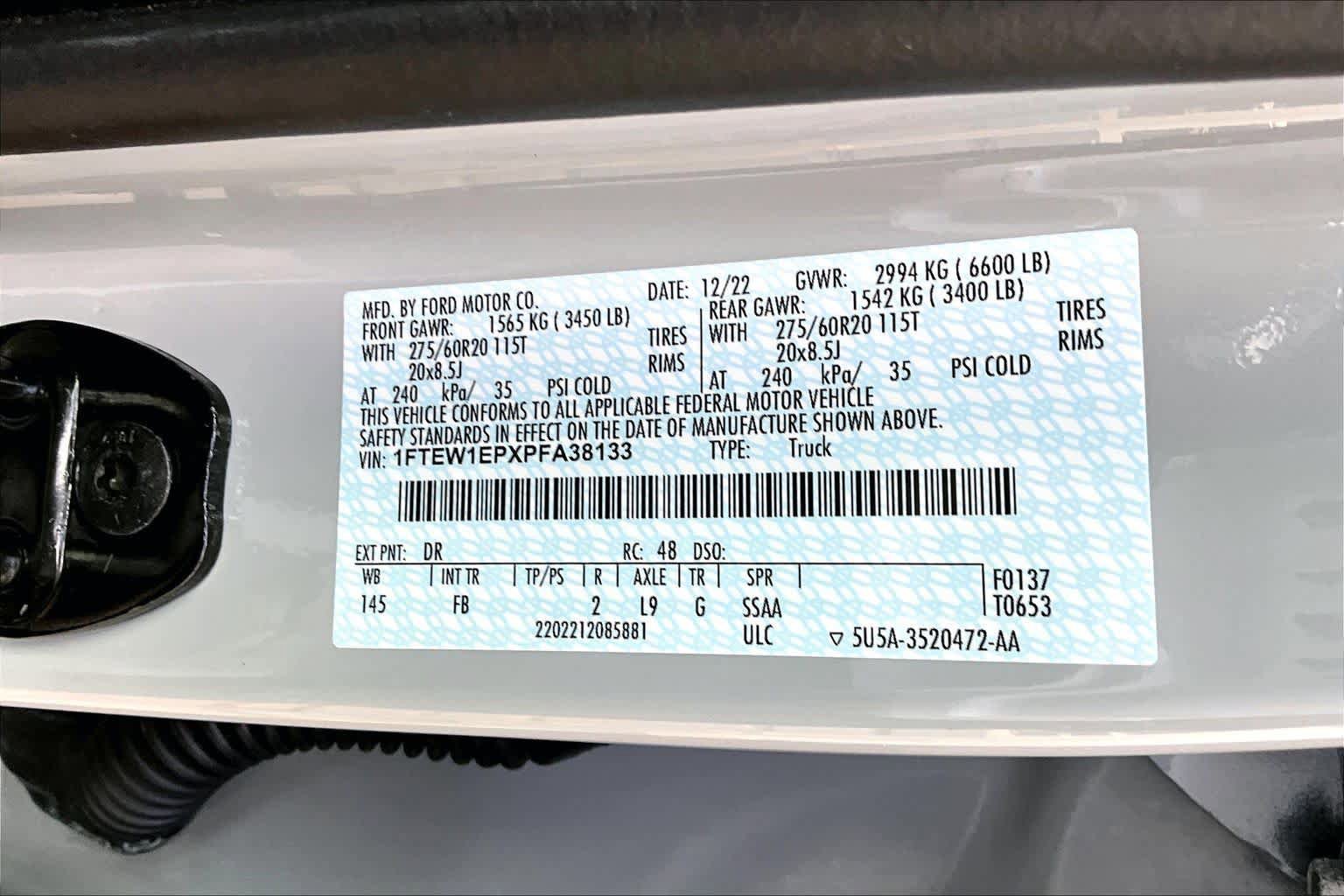 Used 2023 Ford F150 XLT w/ Equipment Group 302A High AWD/4WD image 34