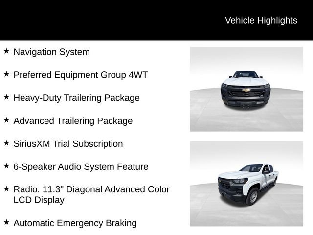 Used 2025 Chevrolet Colorado W/T w/ Advanced Trailering Package AWD/4WD image 13