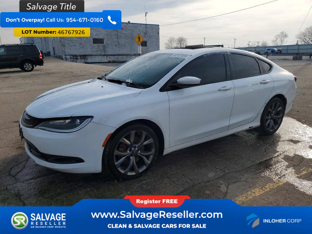 Used 2015 Chrysler 200 S w/ Navigation & Sound Group I