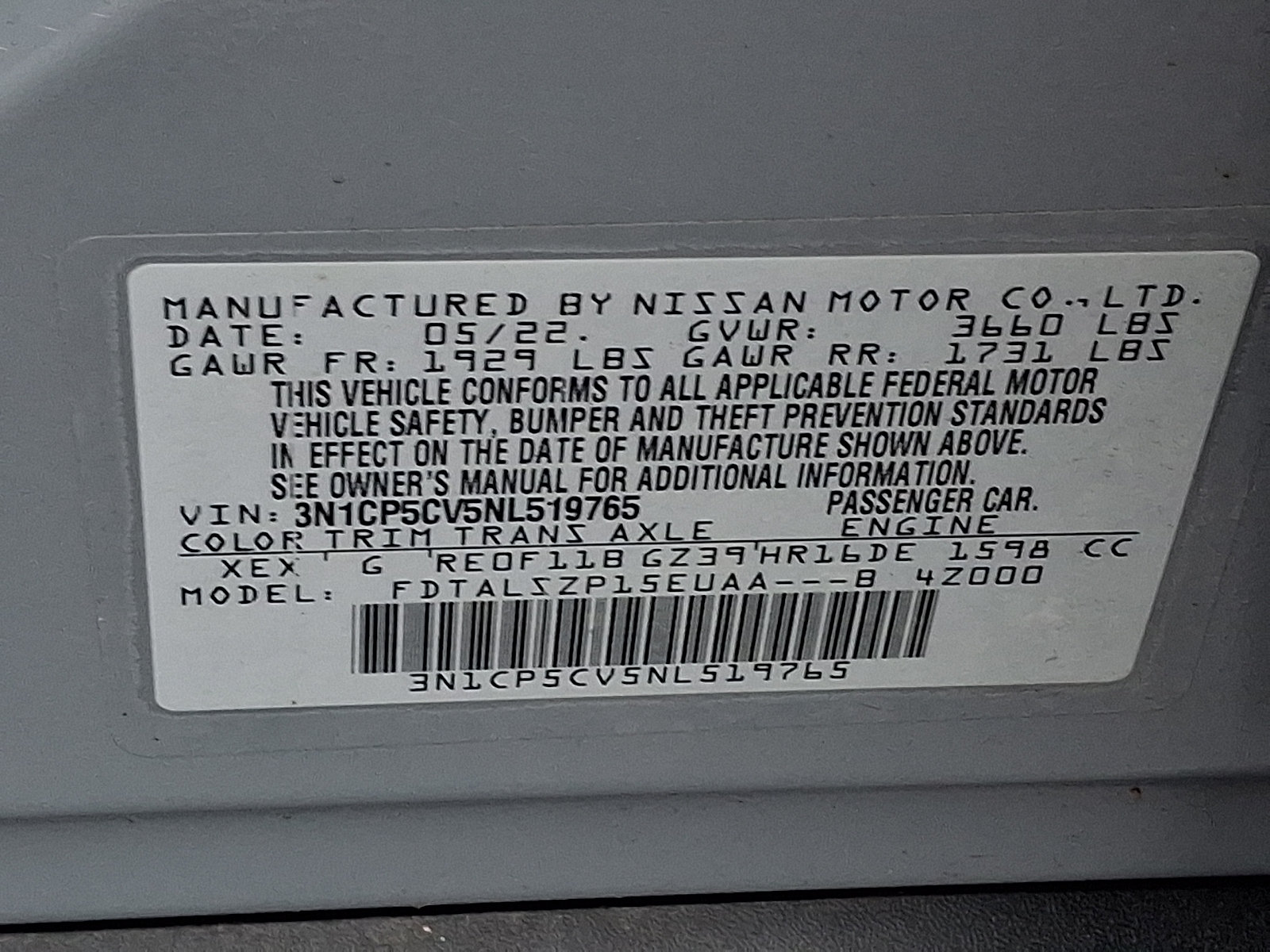 Used 2022 Nissan Kicks SV FWD image 26