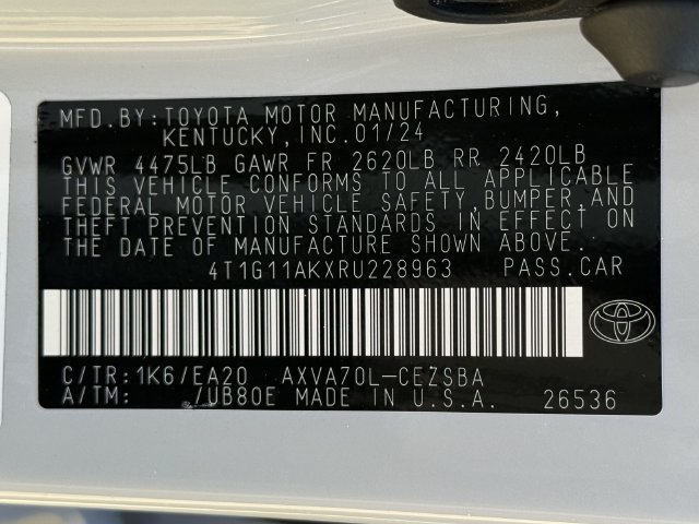 Used 2024 Toyota Camry SE FWD image 28