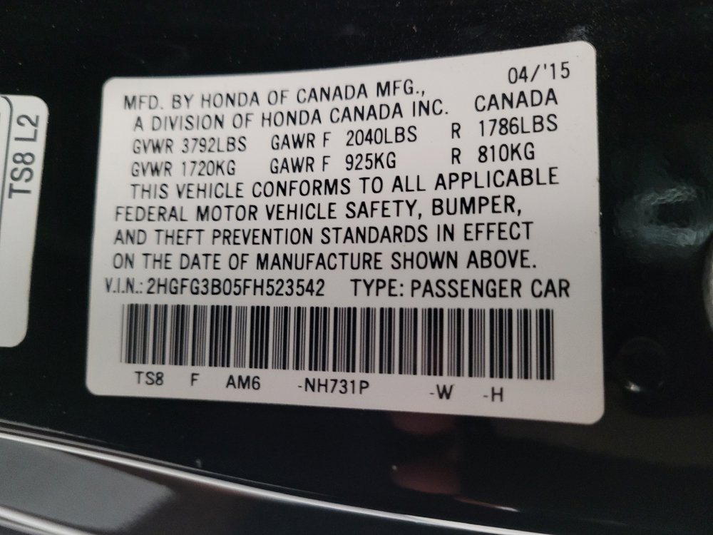 Used 2015 Honda Civic EX-L image 33