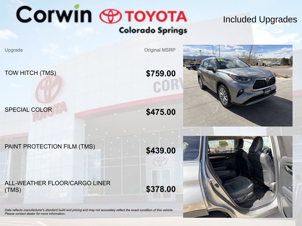 Used 2025 Toyota Highlander Platinum AWD/4WD image 4
