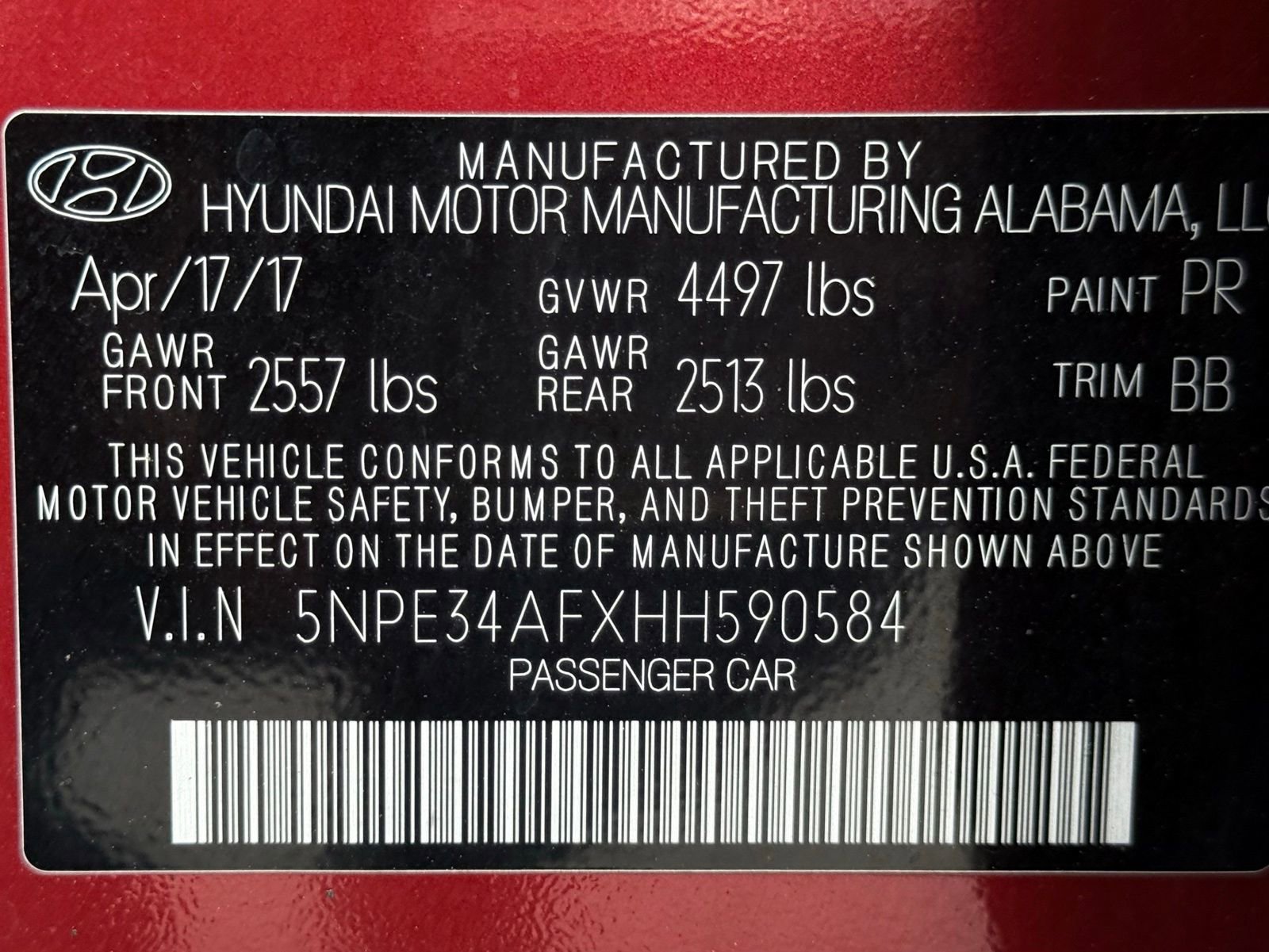 Used 2017 Hyundai Sonata Limited w/ Tech Package 03 FWD image 57