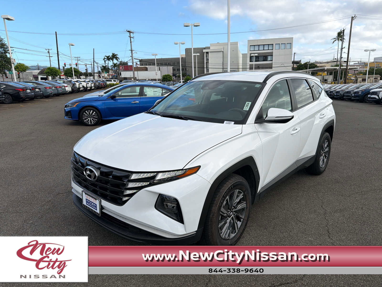 Used 2023 Hyundai Tucson Blue image 1