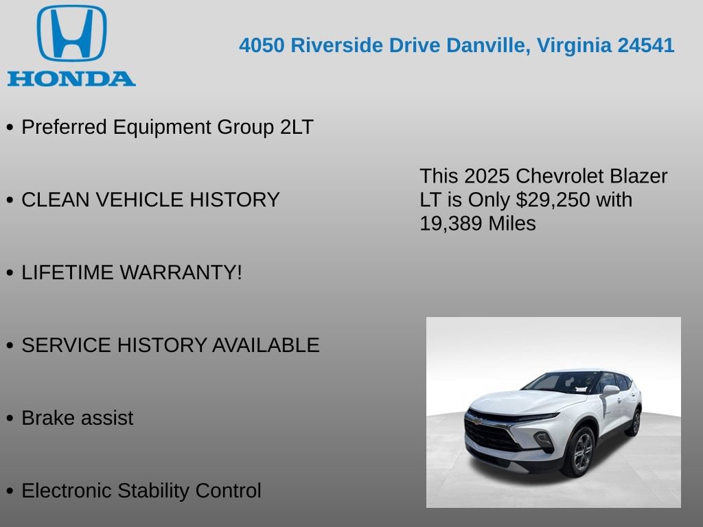 Used 2025 Chevrolet Blazer LT AWD/4WD image 7