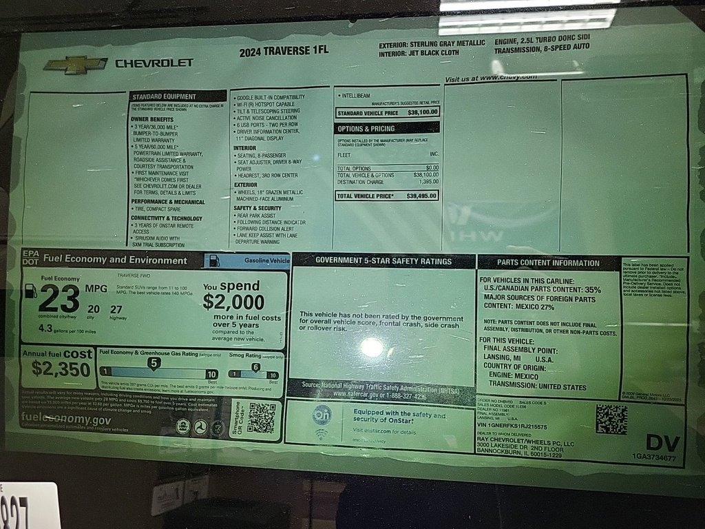 Certified 2024 Chevrolet Traverse LS image 12