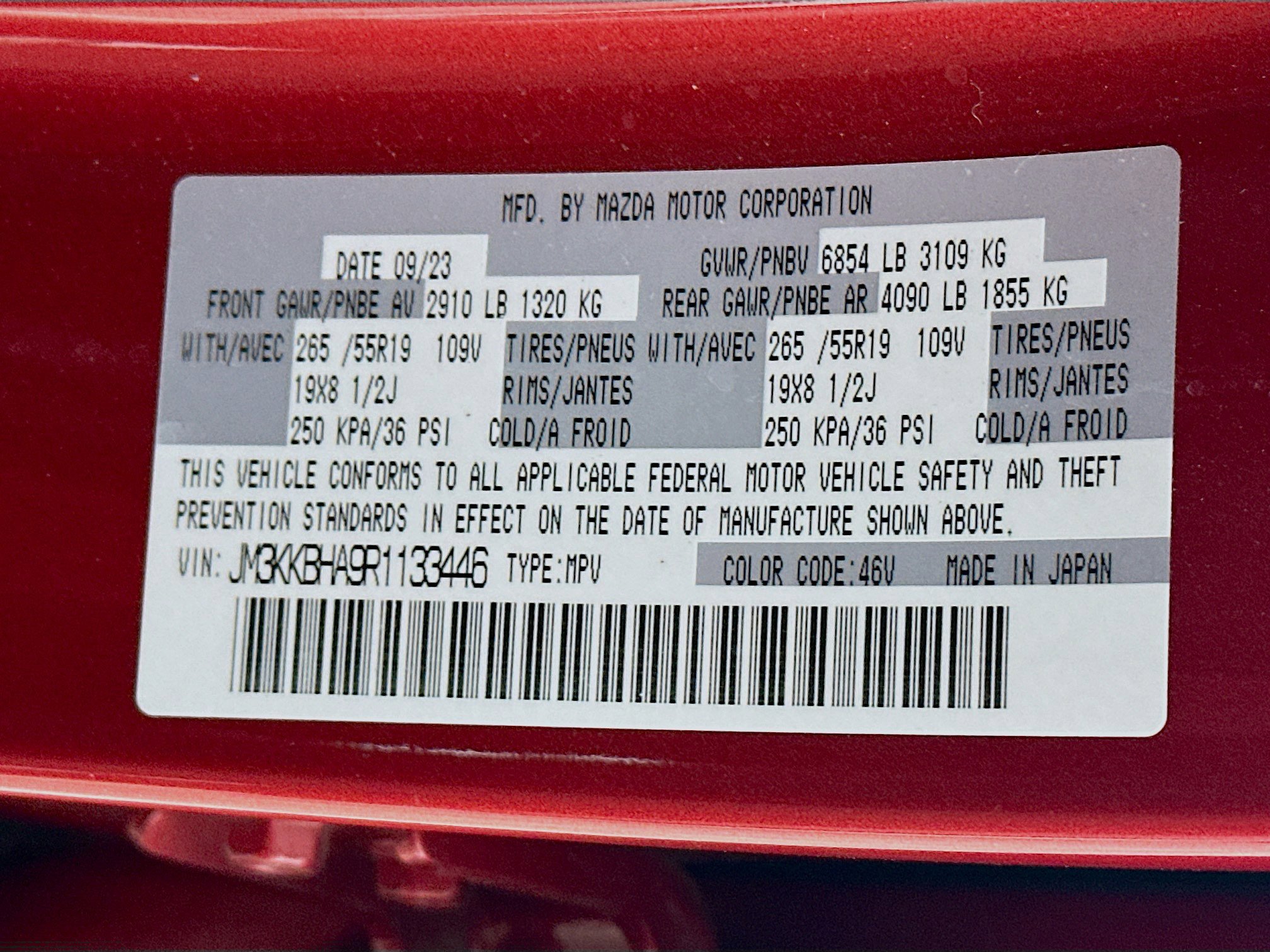 Used 2024 MAZDA CX-90 Plug-In Hybrid w/ Preferred AWD/4WD image 12