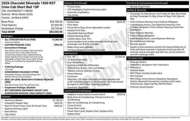 Used 2026 Chevrolet Silverado 1500 RST w/ All Star Edition Plus AWD/4WD image 23