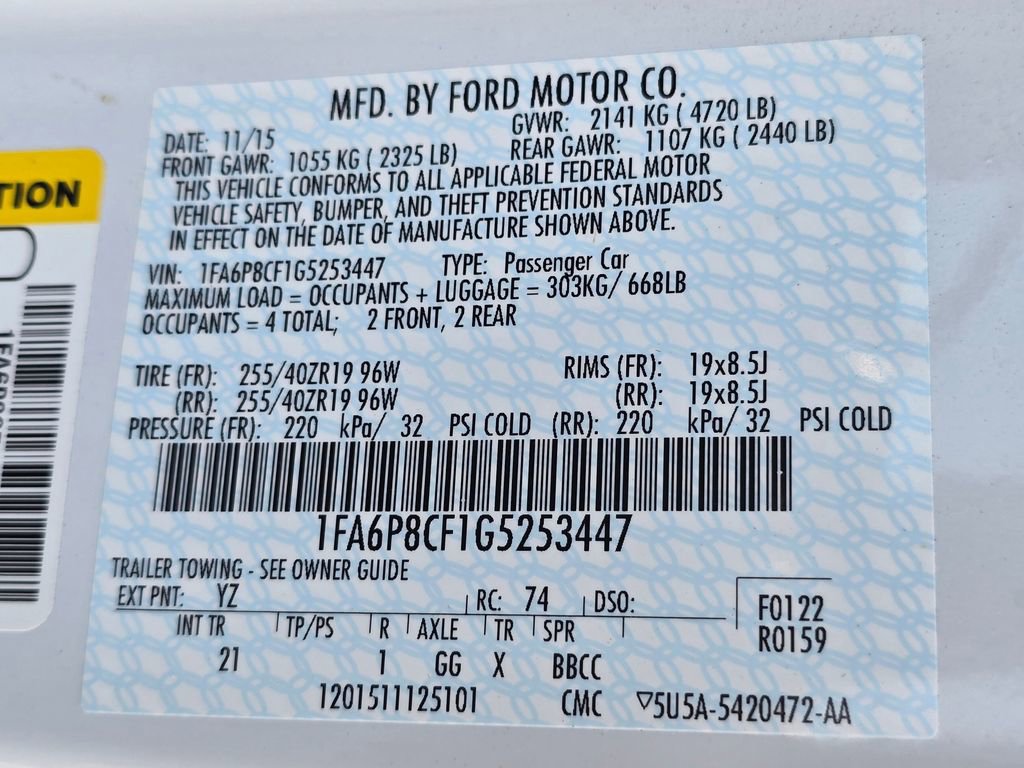 Used 2016 Ford Mustang GT w/ Black Accent Package image 34