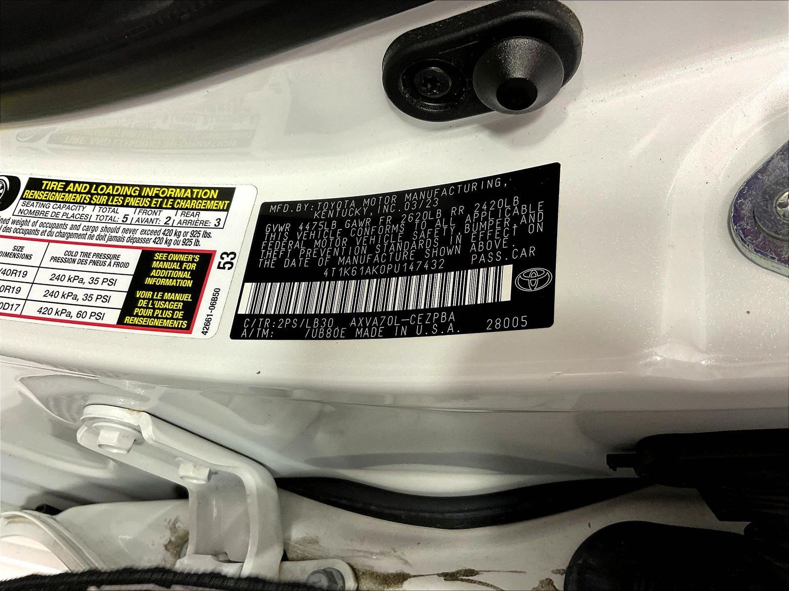 Used 2023 Toyota Camry XSE FWD image 18