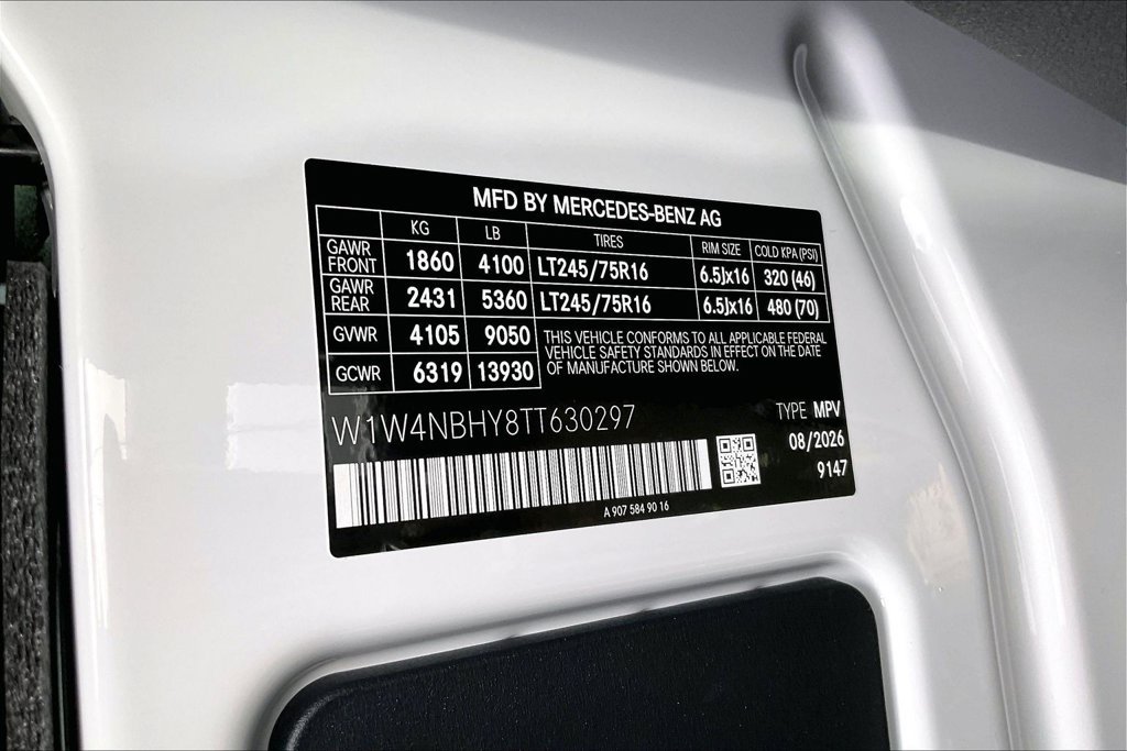 New 2026 Mercedes-Benz Sprinter 2500 image 12