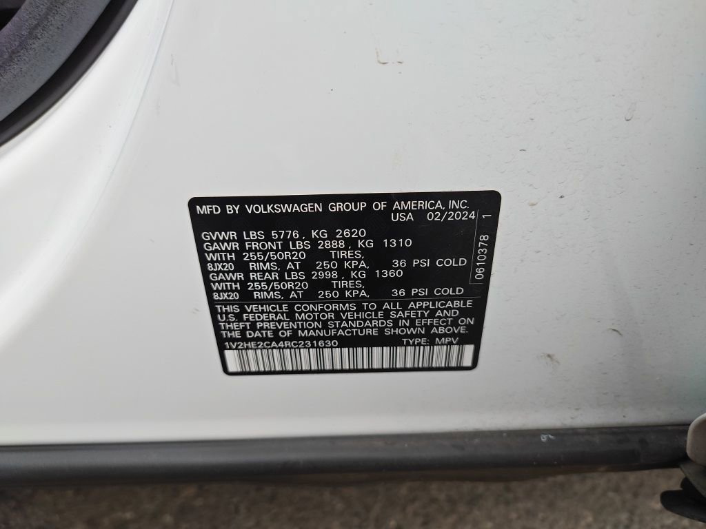 Used 2024 Volkswagen Atlas Cross Sport SE image 24