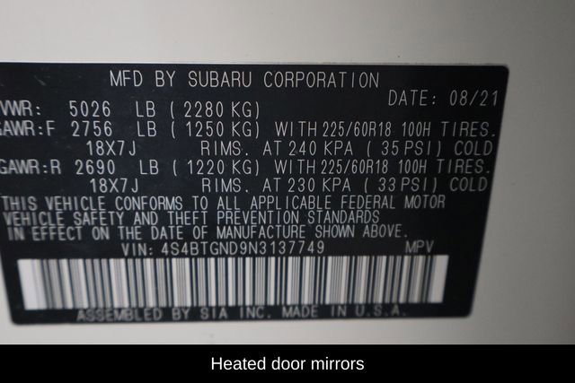 Used 2022 Subaru Outback Limited XT image 25