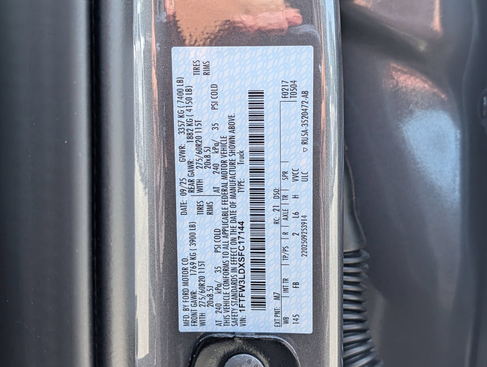 Certified 2025 Ford F150 XLT w/ Equipment Group 302A MID AWD/4WD image 15