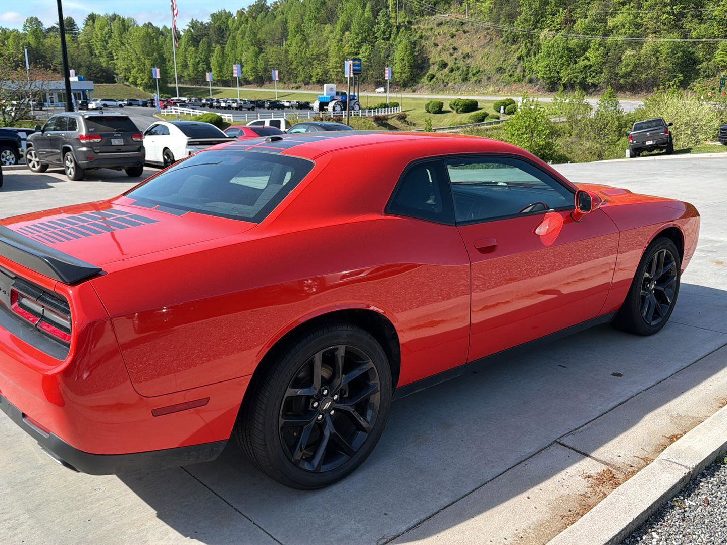 Used 2022 Dodge Challenger SXT w/ Blacktop Package RWD image 3