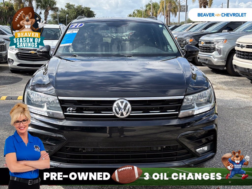 Used 2021 Volkswagen Tiguan SE R-Line FWD image 3
