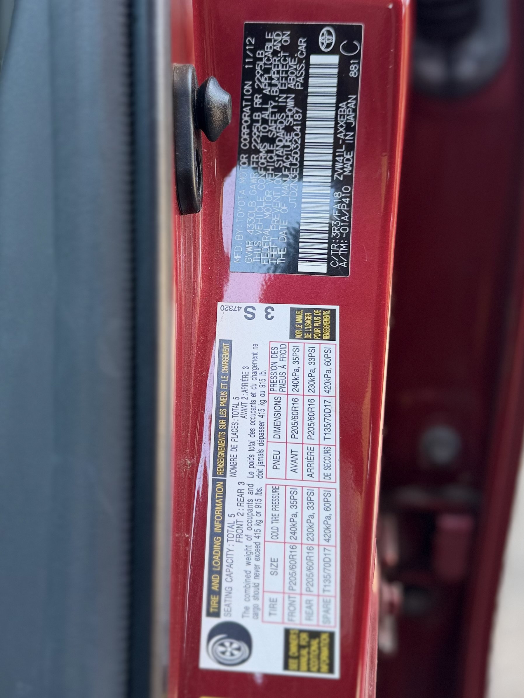 Used 2013 Toyota Prius V Two FWD image 27