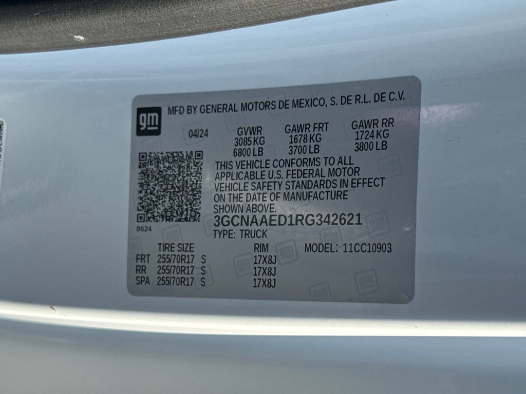 Used 2024 Chevrolet Silverado 1500 W/T w/ WT Fleet Convenience Package image 19