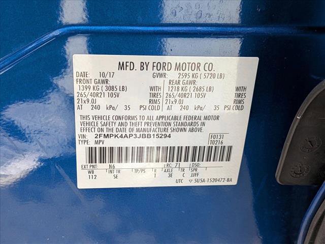 Used 2018 Ford Edge Sport w/ Equipment Group 401A image 25