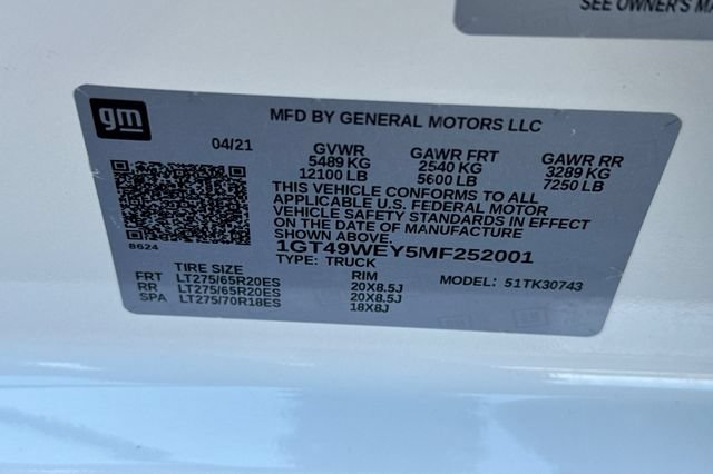 Used 2021 GMC Sierra 3500 Denali w/ Denali Ultimate Package AWD/4WD image 60