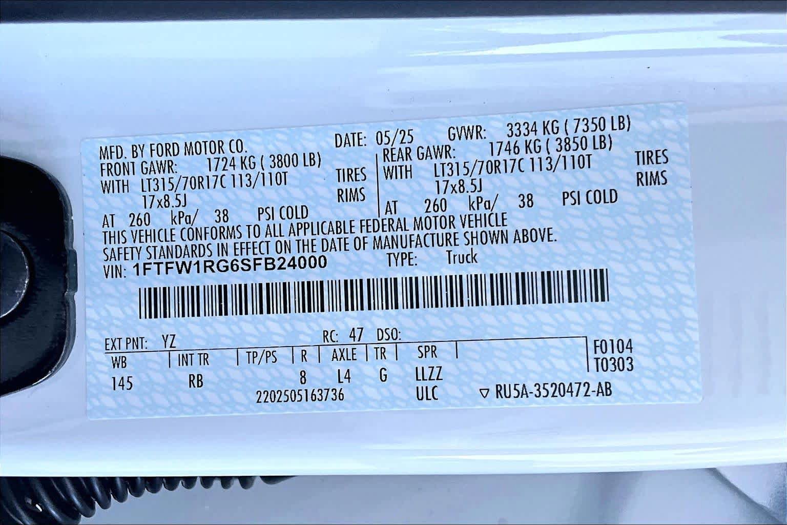 Certified 2025 Ford F150 Raptor AWD/4WD image 32