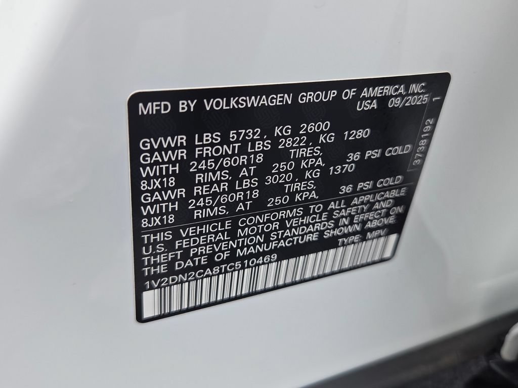 Used 2026 Volkswagen Atlas SE FWD image 6