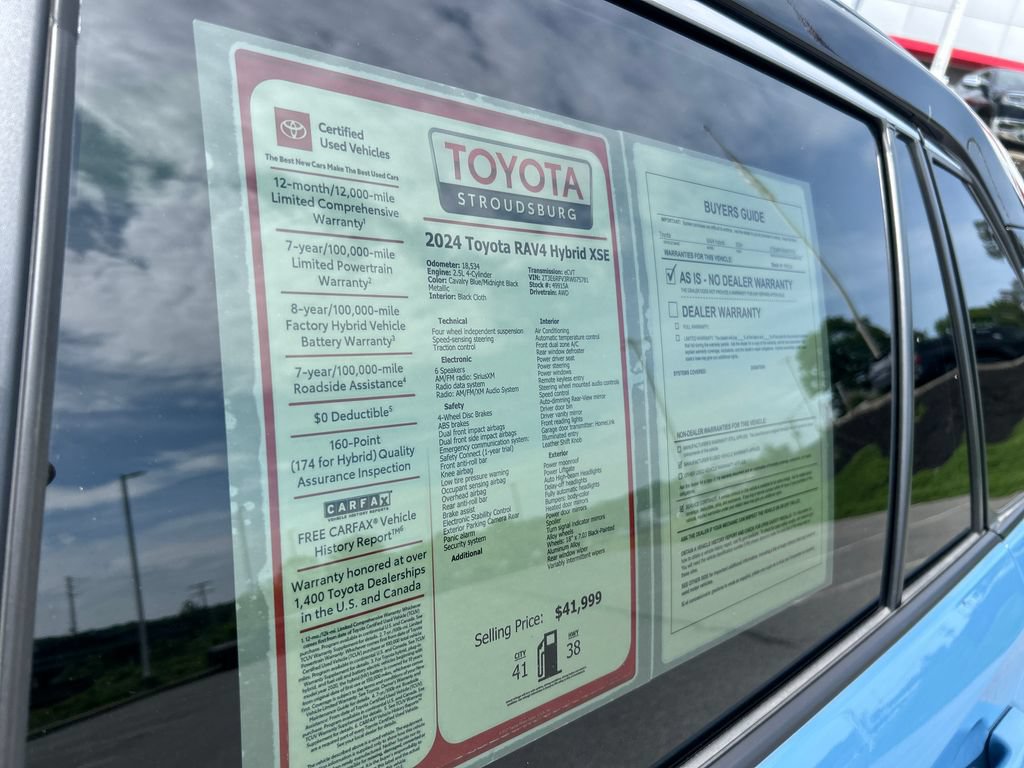 Certified 2024 Toyota RAV4 XSE w/ Weather Package AWD/4WD image 25