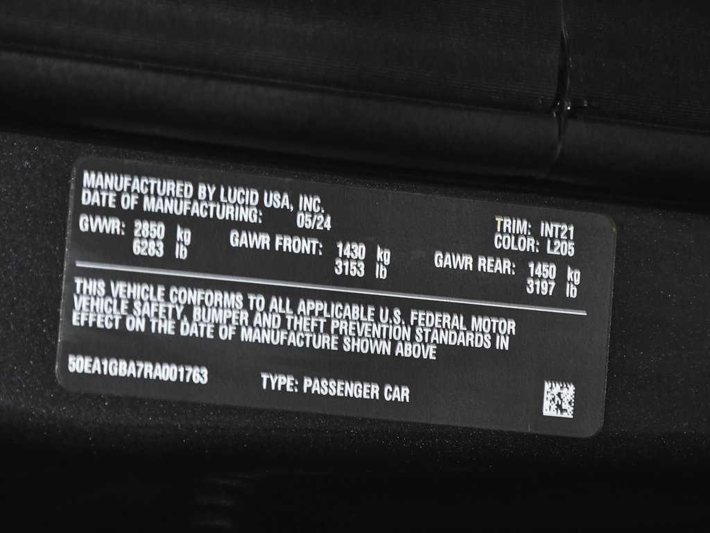 Used 2024 Lucid Air Grand Touring image 23