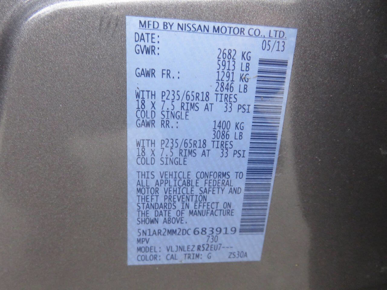 Used 2013 Nissan Pathfinder SV image 40