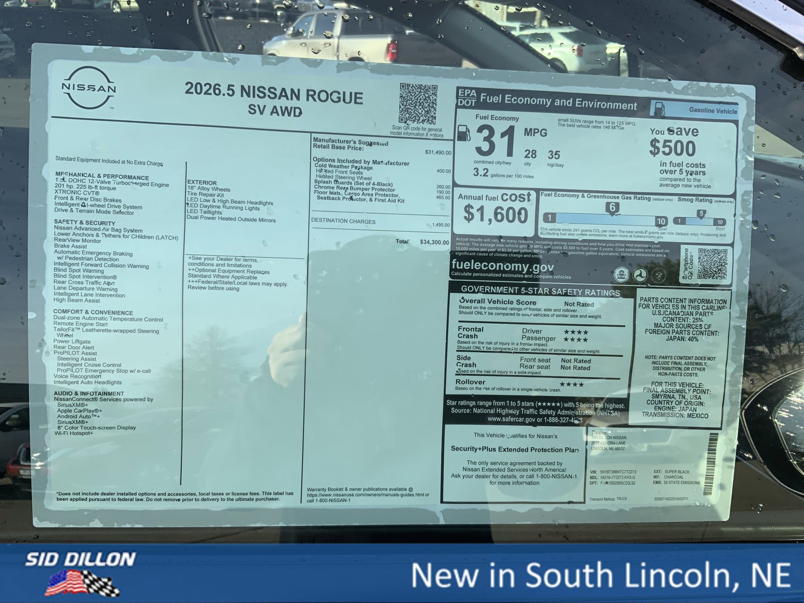 New 2026 Nissan Rogue SV w/ Cold Weather Package image 13