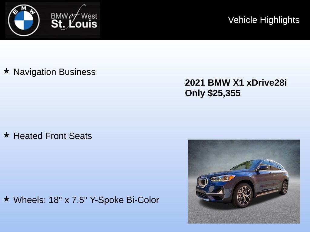 Used 2021 BMW X1 xDrive28i w/ Premium Package image 30