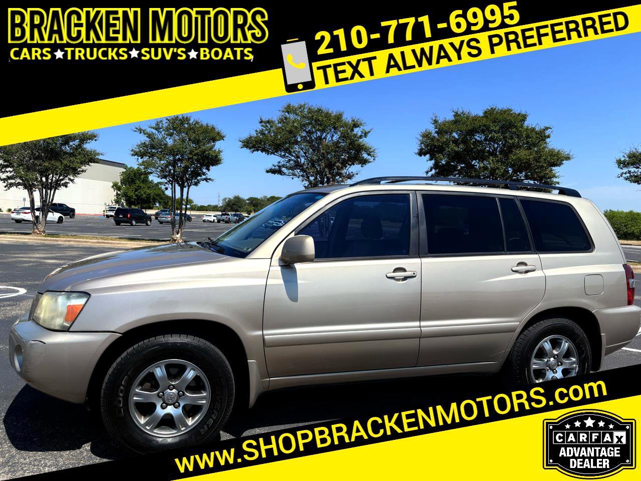Used 2005 Toyota Highlander 2WD V6 w/ Appearance Pkg