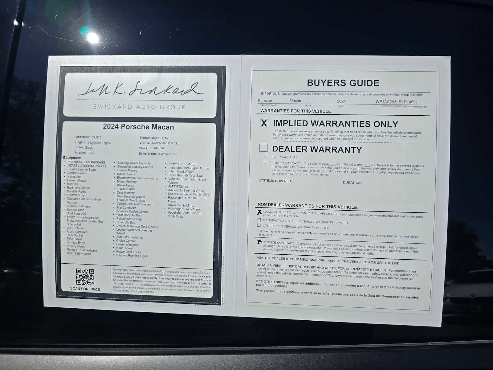 Used 2024 Porsche Macan image 17