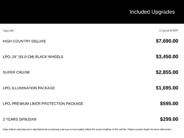 New 2026 Chevrolet Suburban High Country w/ LPO, Illumination Package AWD/4WD image 4