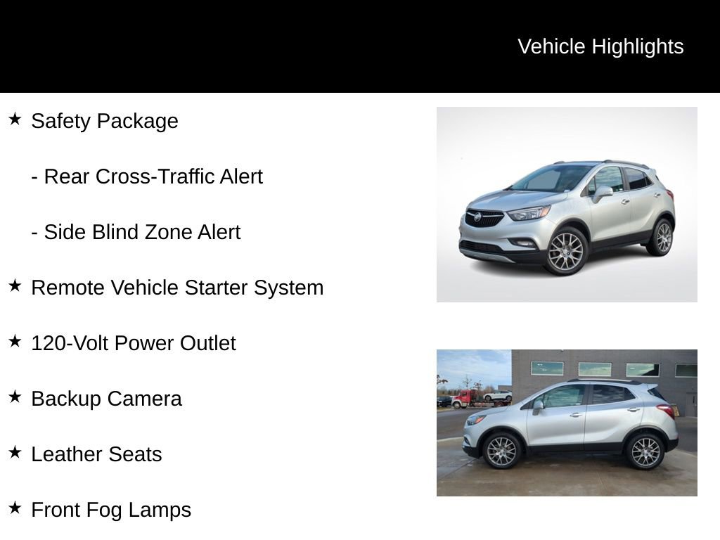 Used 2018 Buick Encore Sport Touring w/ Safety Package image 11