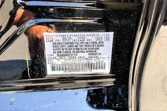 New 2027 Nissan Sentra SR w/ SR All Weather Package FWD image 8