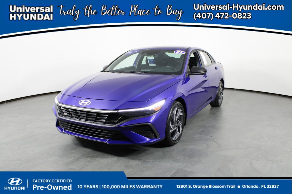 Certified 2025 Hyundai Elantra SEL